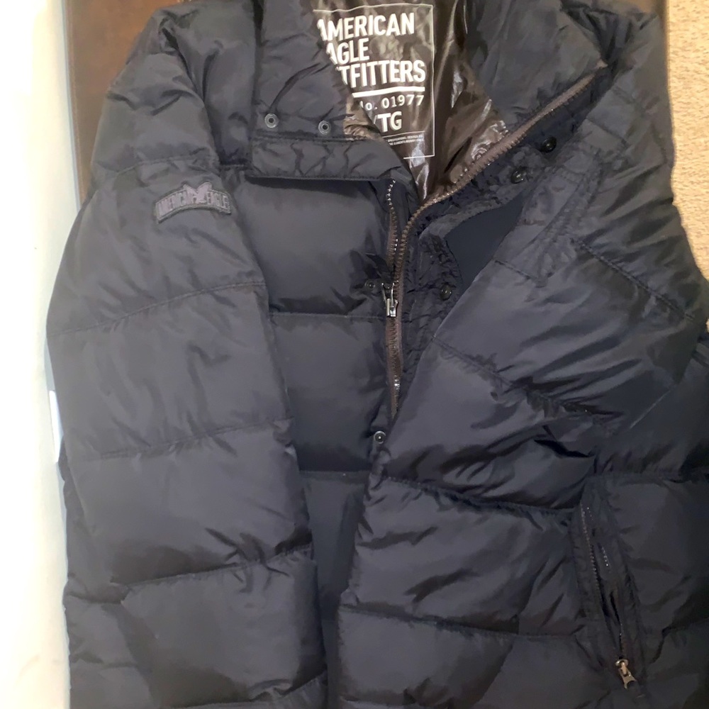 America Eagle Puffer Coat